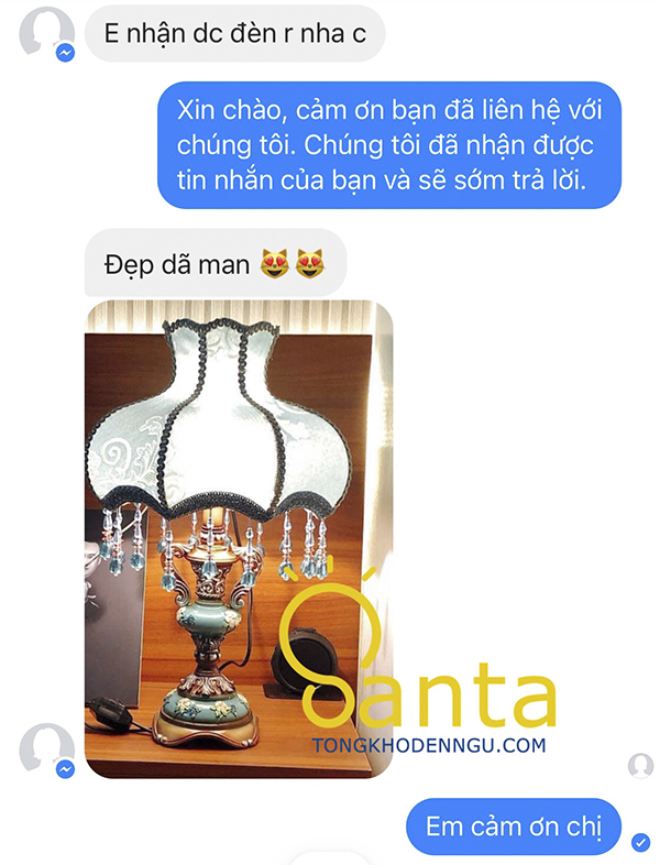 đèn để bàn cổ điển sang trọng N2203