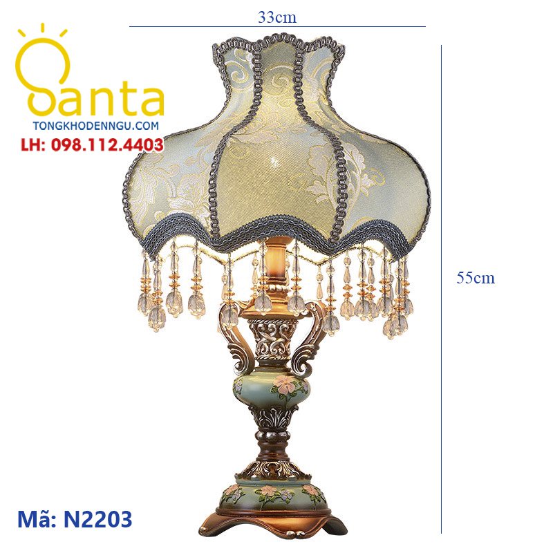đèn ngủ để bàn hà nội cao cấp 2203
